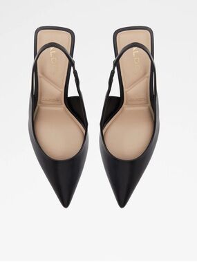 ALDO Black Pointed Slingback Pumps